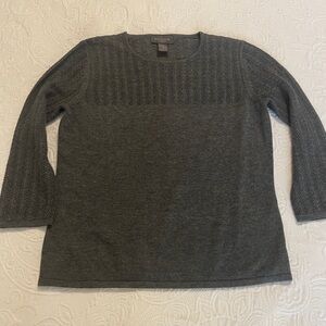 Van Houston Gray size small women's sweater